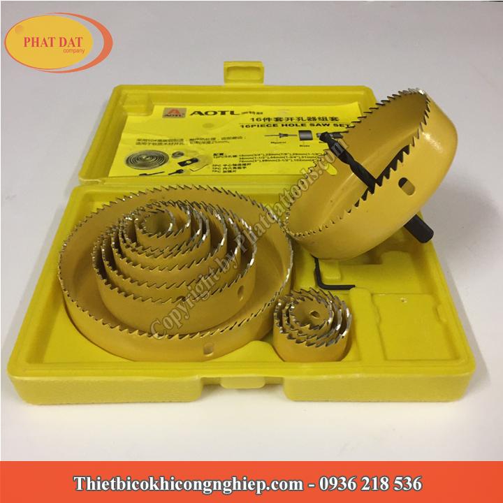 Bộ mũi khoét gỗ,thạch cao 16 chi tiết
