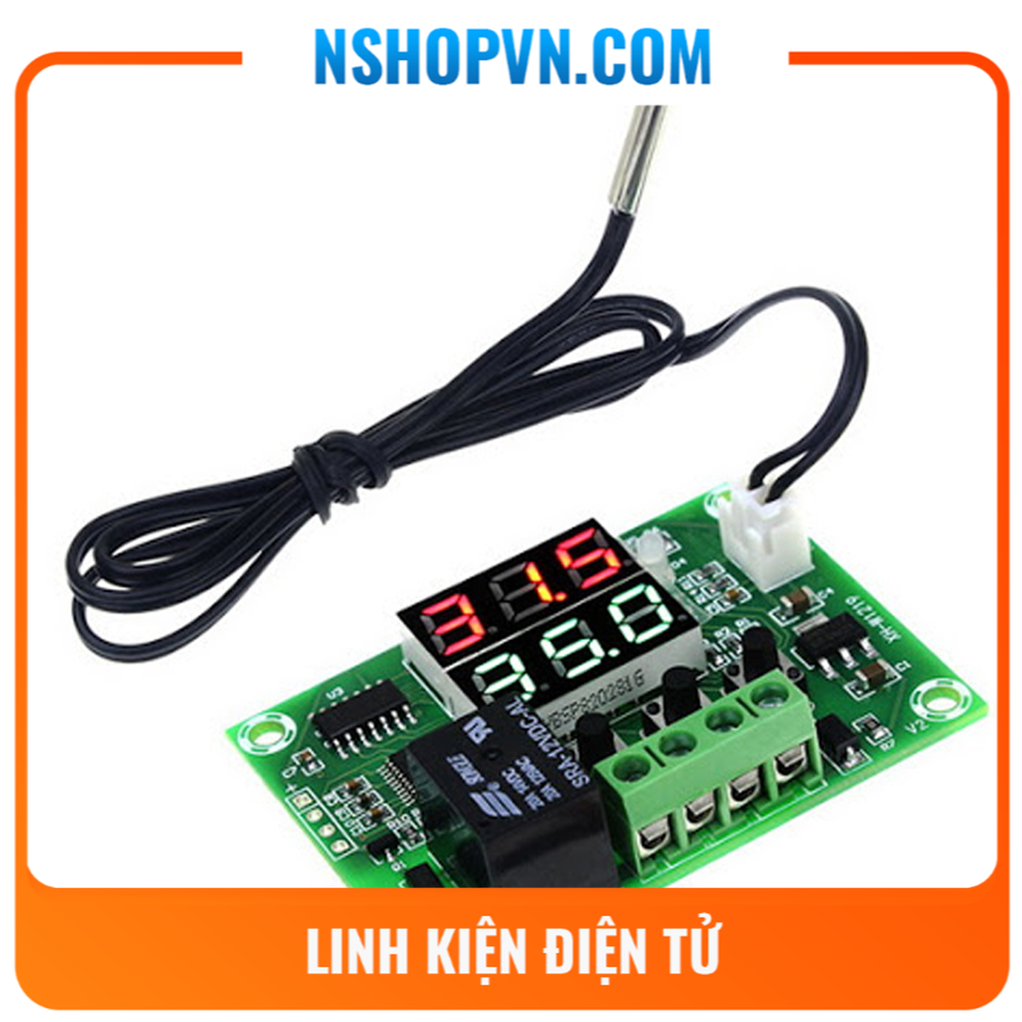 Mạch điều khiển nhiệt độ đóng ngắt Relay XH-W1219