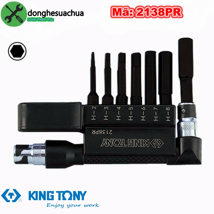 Bộ vít lục giác 7 cây kingtony 2138pr