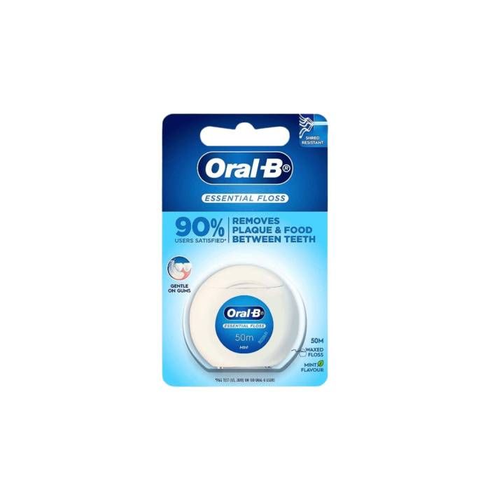 Chỉ Nha Khoa Hỗ Trợ Làm Sạch Răng Floss Essential Oral-B 50M
