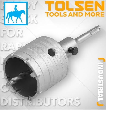 Mũi khoan lỗ khoét lỗ tường bê tông 80mm tolsen 75894