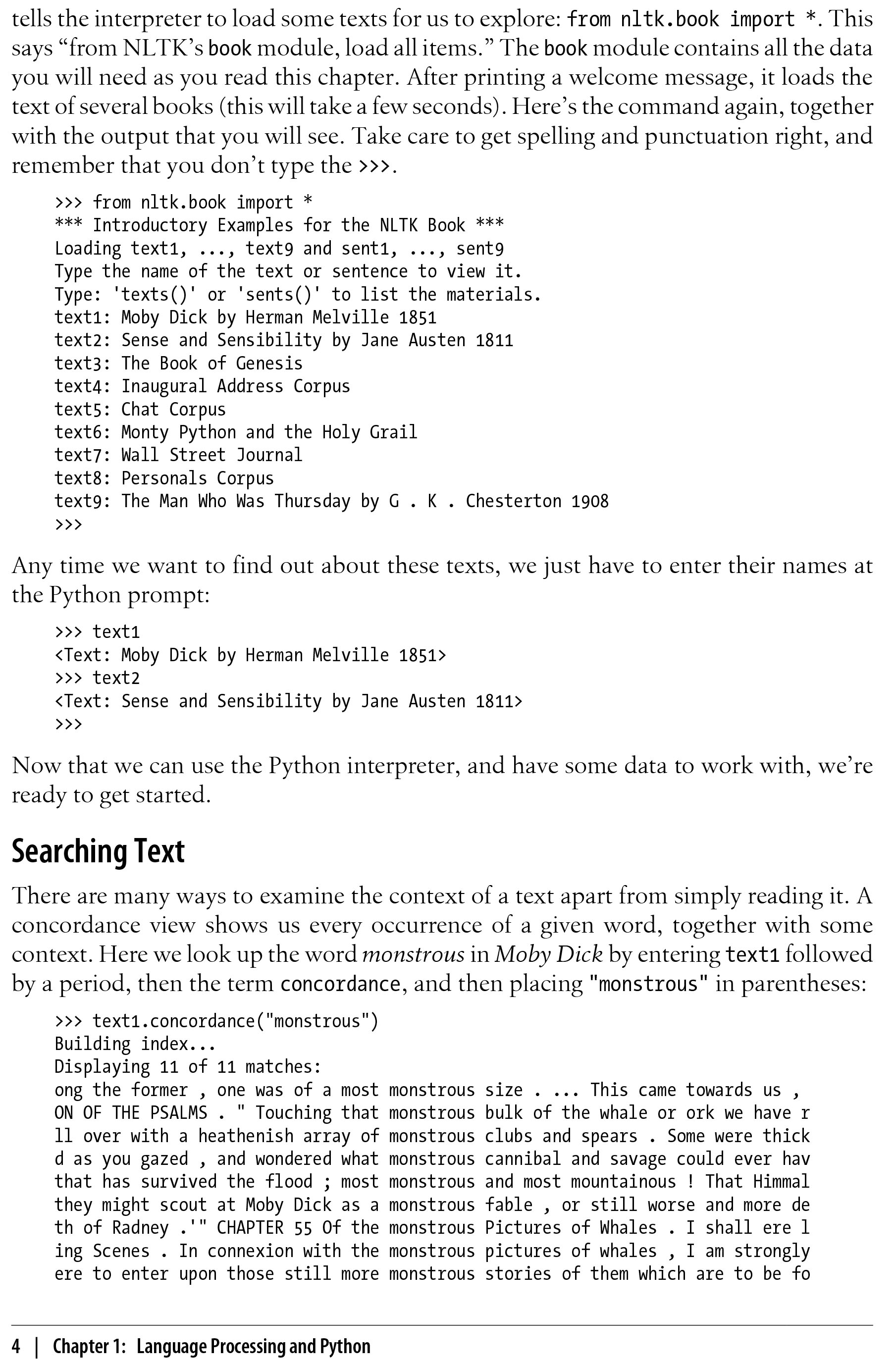 Sách Natural Language Processing with Python
