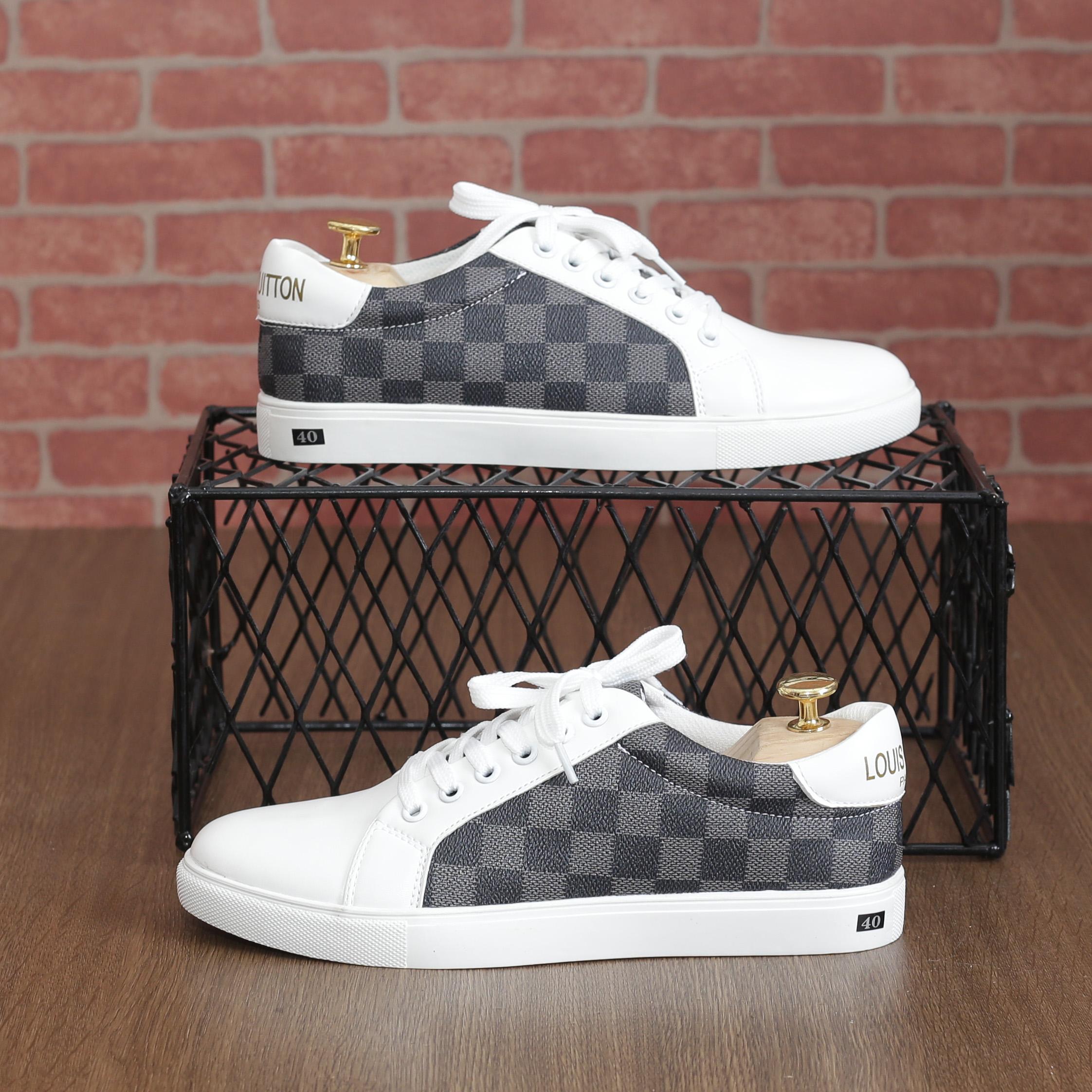 Giày sneaker nam, giày thể thao nam (trắng) M28