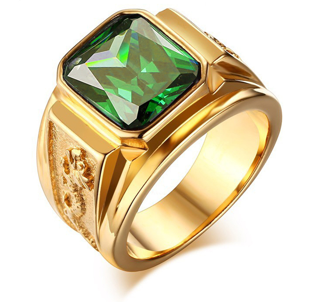 [HCM]Nhẫn nam  Titan chạm rồng  vàng phong thủy không đen dị ứng - Ngừ Đẹp Vì Lụa