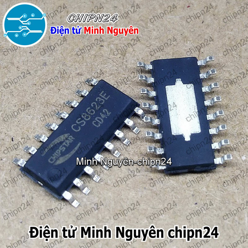 [1 con] (ST) IC Dán CS8623 SOP-16 Hàng Tốt (SMD) (25W Class D CS8623E 8623E 8623) - HH005933