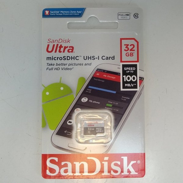 Thẻ nhớ 32Gb SanDisk Ultra Class 10 100Mb/s chính hãng cao cấp