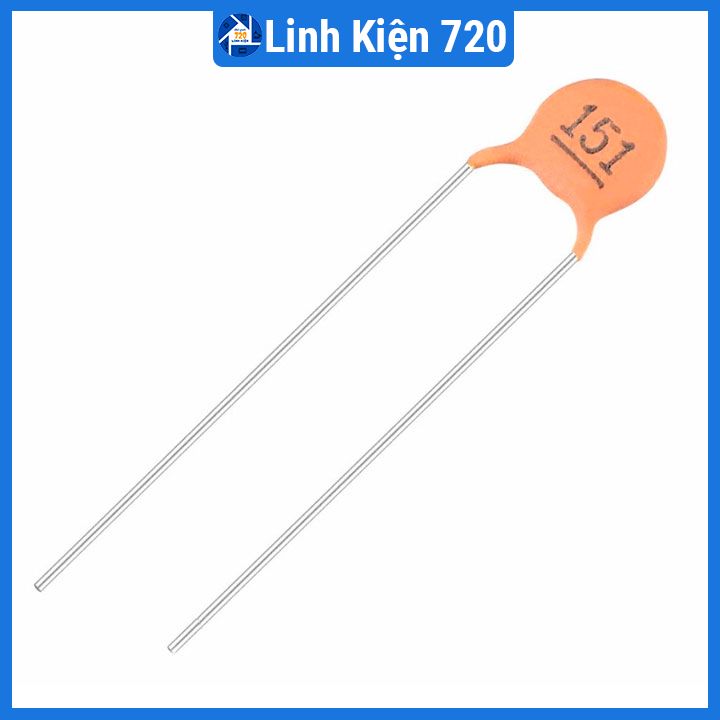 Gói 100 con tụ gốm đỏ 50V nhiều giá trị