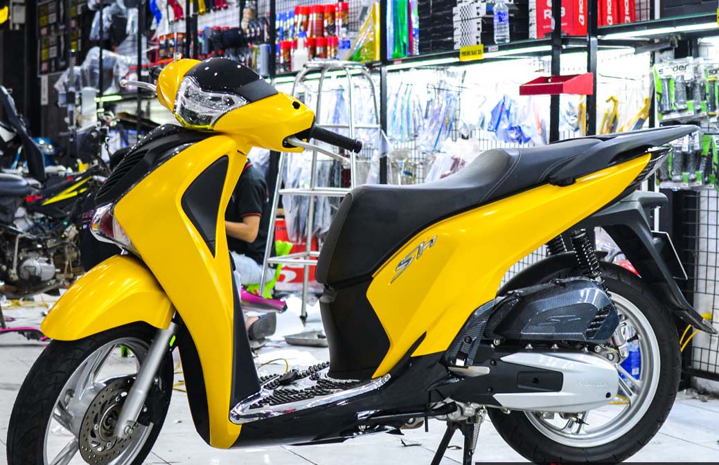 Decal dán trùm xe khổ 50cm