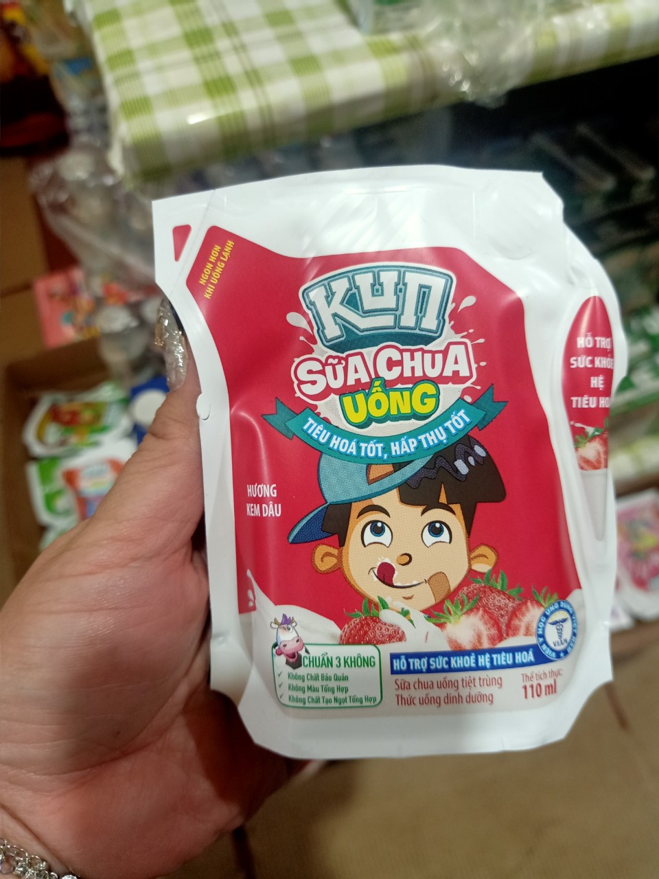 Sữa Kun túi 110ml  thùng 24 túi