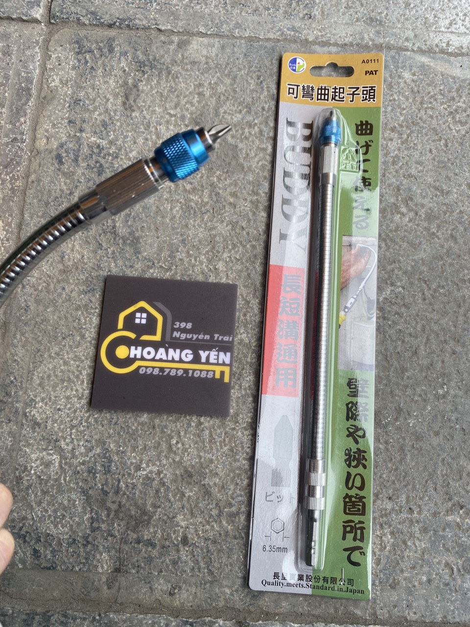 Đầu chuyển hướng bắt vít mũi khoan, mũi khoan chuyển hướng BUDDY A0111 Nhật Bản