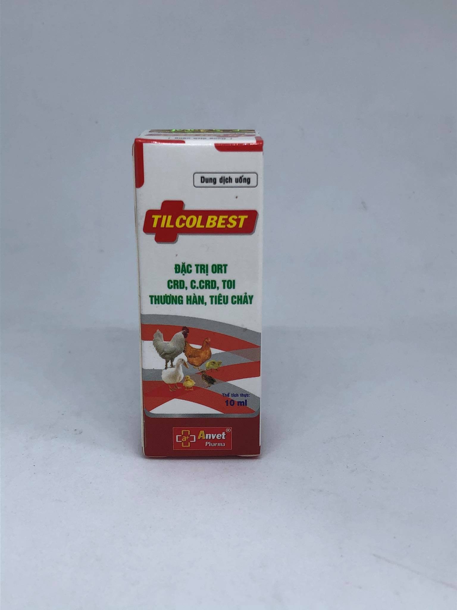 [HCM]Combo 3 lọ TILCOLBEST đặc t.rị cac van de ve ho hap cho gà - Chai 10ML