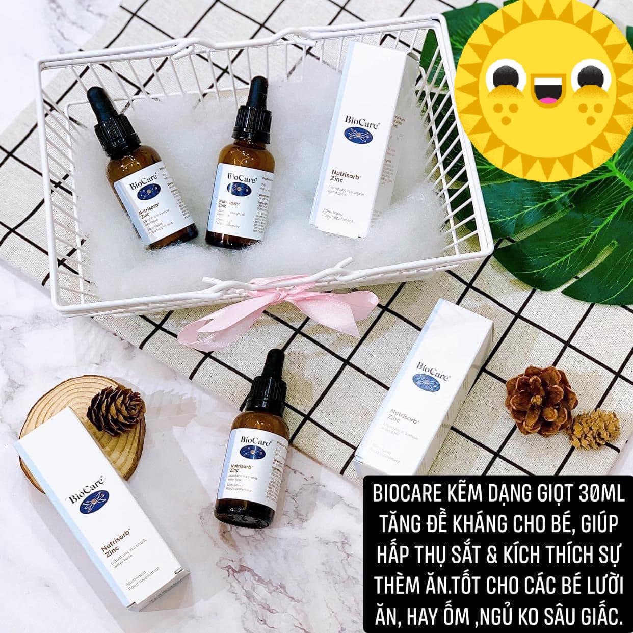 Kẽm nước Bio Care zinC 30ml Liquid
