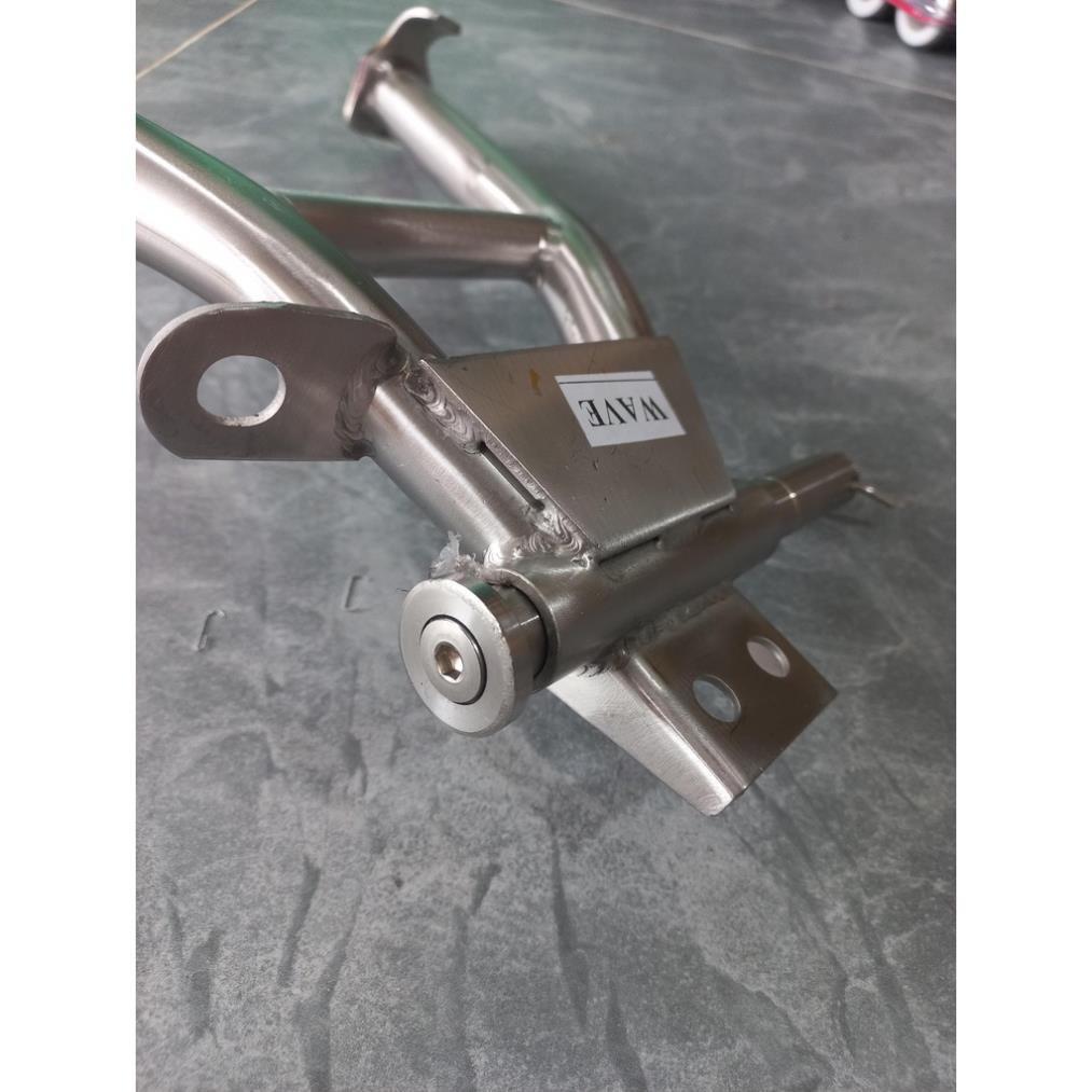 chân chống đứng inox wave nhỏ có cốt inox