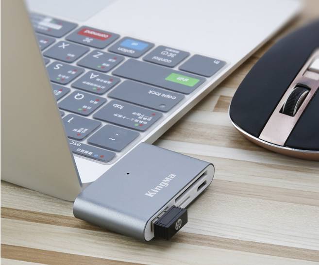 Đầu đọc thẻ nhớ đầu USB Type-C 3.0 Kingma