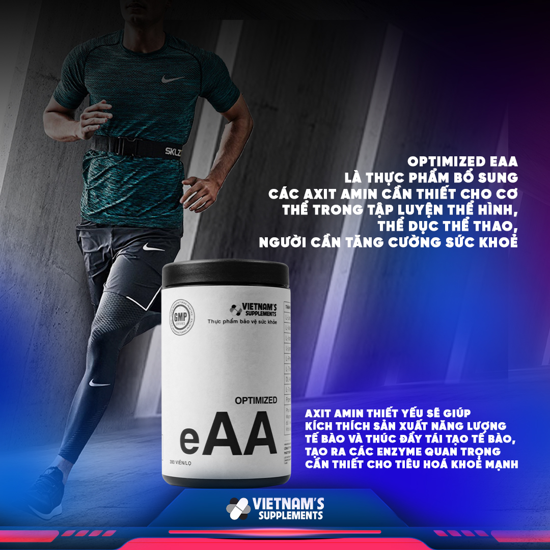 [THỰC PHẨM BẢO VỆ SỨC KHOẺ] Optimized EAA - Bổ sung amino acid