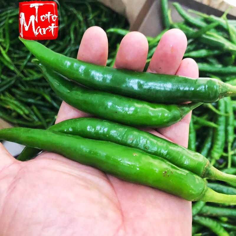 Ớt sừng xanh Hàn Quốc (100g) ăn thịt nướng