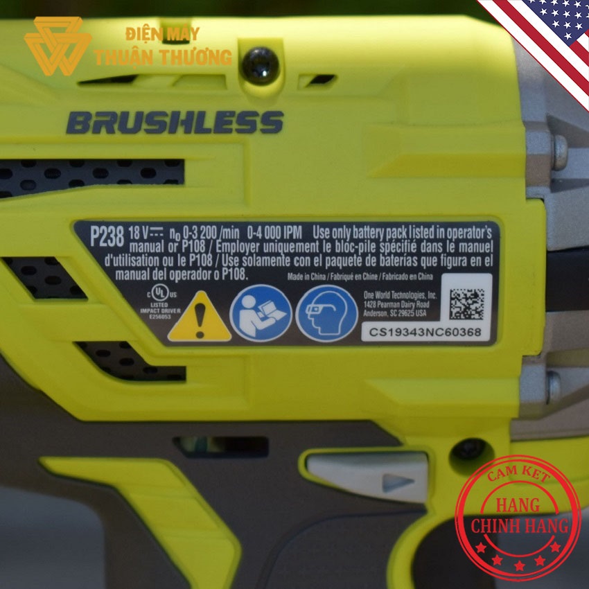 Máy Khoan Vặn Vít Pin 18V Ryobi P238