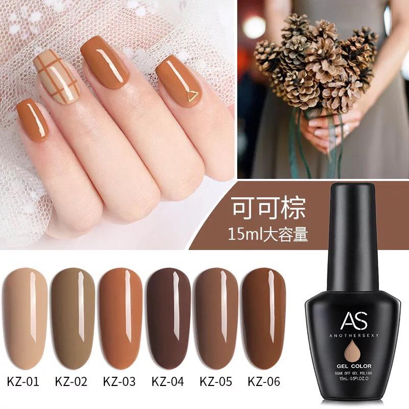 Sơn gel AS bền màu cực kì mướt 15ML (dành cho tiệm nail chuyên nghiệp) - KZ