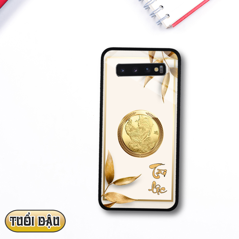 Ốp lưng kính 12 con giáp cho Samsung Galaxy S10