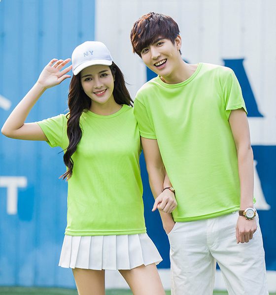 Áo Thun Nữ và Nam Màu Xanh Chuối Đủ Size từ Trẻ Em Đến Ngoại Cỡ Vải Dày Mịn