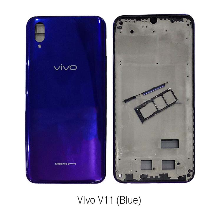 Bộ vỏ vivo v11 xanh đen zin