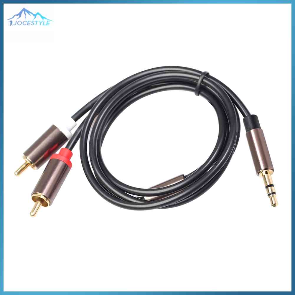 3.5mm 3.5 Jack to 2 RCA AUX Audio Cable 1/8 inch Male to 2RCA Male Splitter