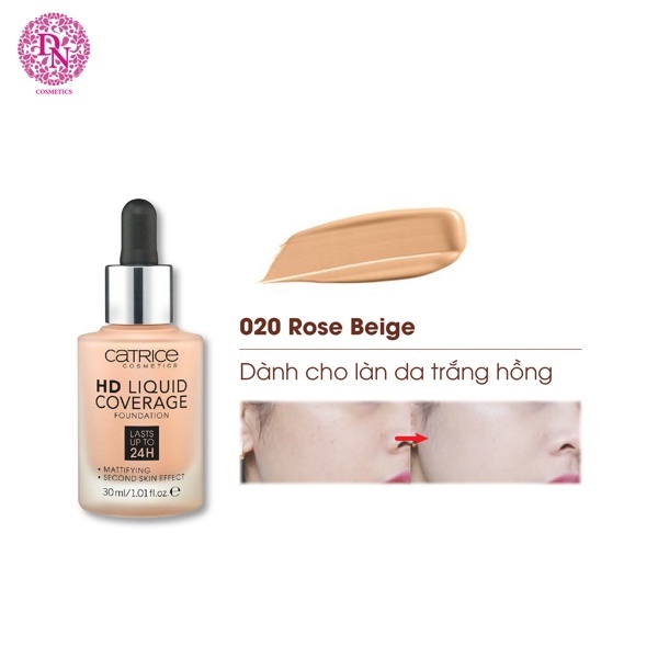 Kem Nền Catrice HD Liquid Coverage Foundation 30ml