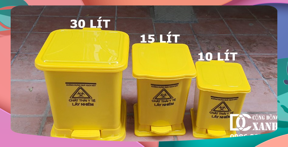 Thùng rác nắp bật nhựa Việt Nhật Plastic cỡ đại, trung, nhí tiện dụng shop hoàng dương