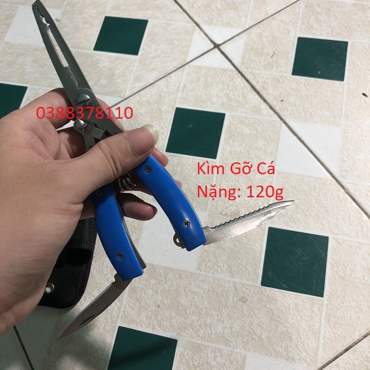 Kìm Gỡ Cá, Kìm Gỡ Lưỡi Câu Màu Xanh