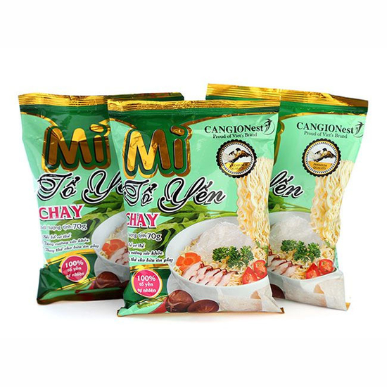 Mì chay tổ yến Cần Giờ Anpha siêu ngon (1 hộp 3 gói x 70gr)
