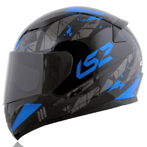 MŨ BẢO HIỂM LS2 FF353 RAPID - Màu GLOSS BLACK BLUE