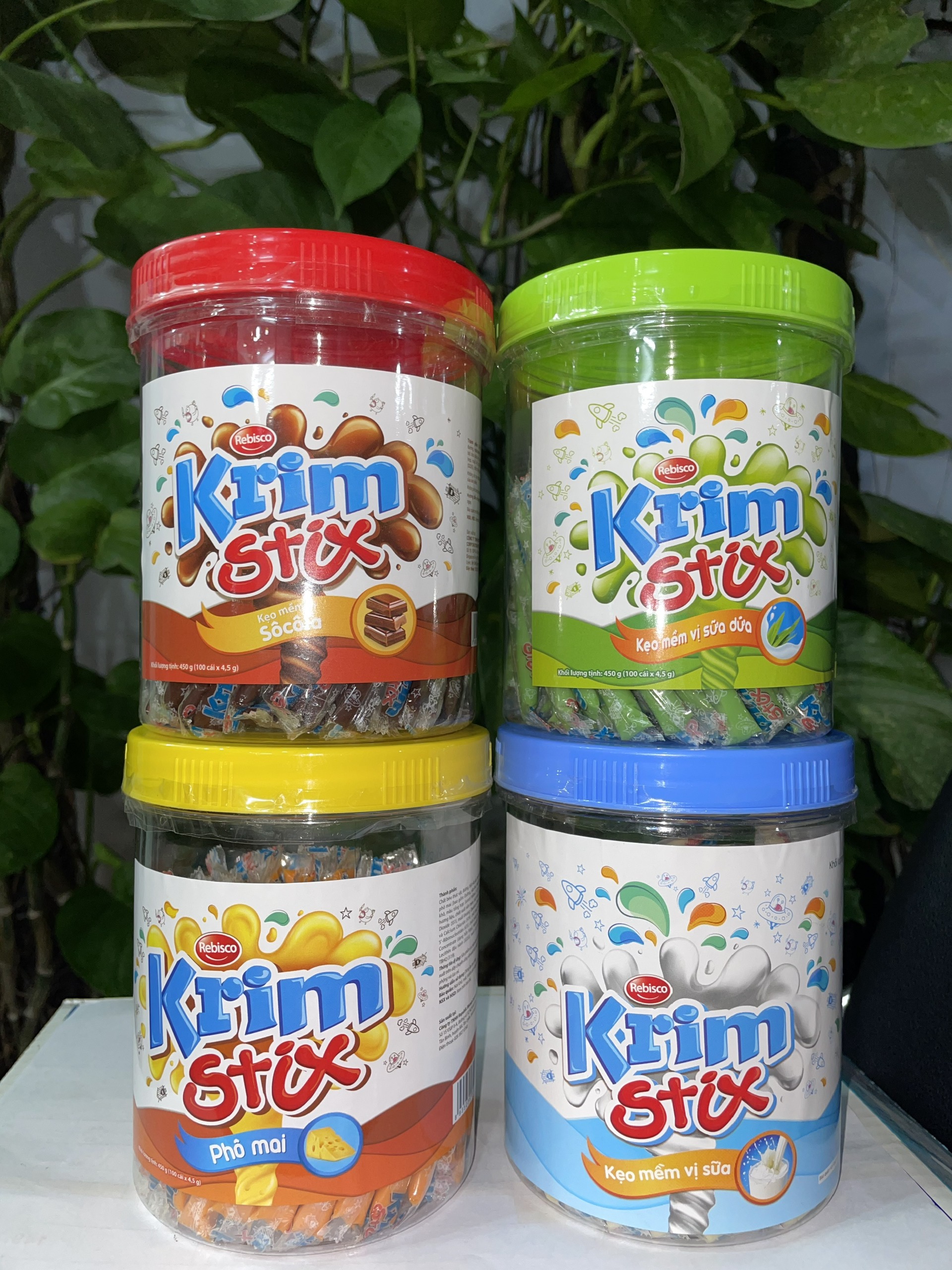 Kẹo Mềm Krim Stix Vị Sữa (Hộp 100 cái x 4.3g)