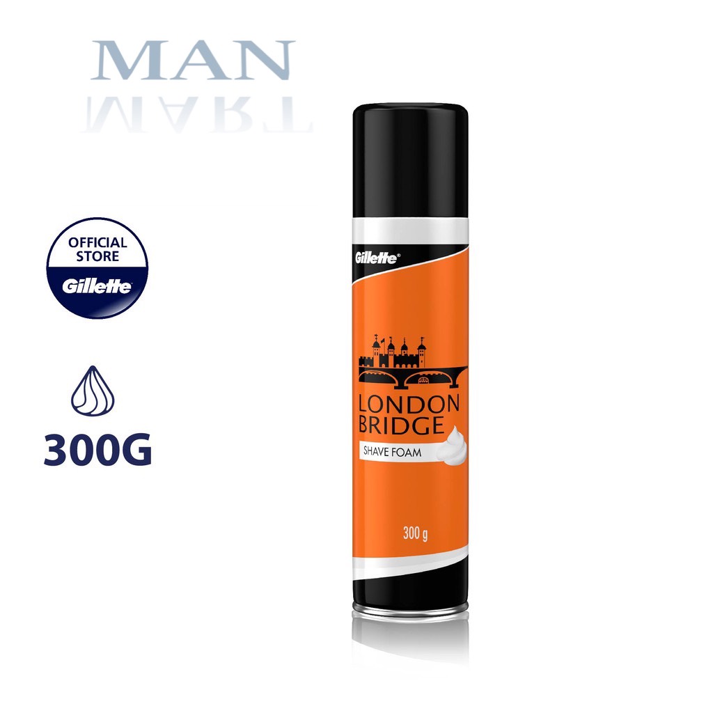 [CHÍNH HÃNG] Bọt Kem Cạo Râu Familiar Gillette London Bridge 300g 275G 300G 3X