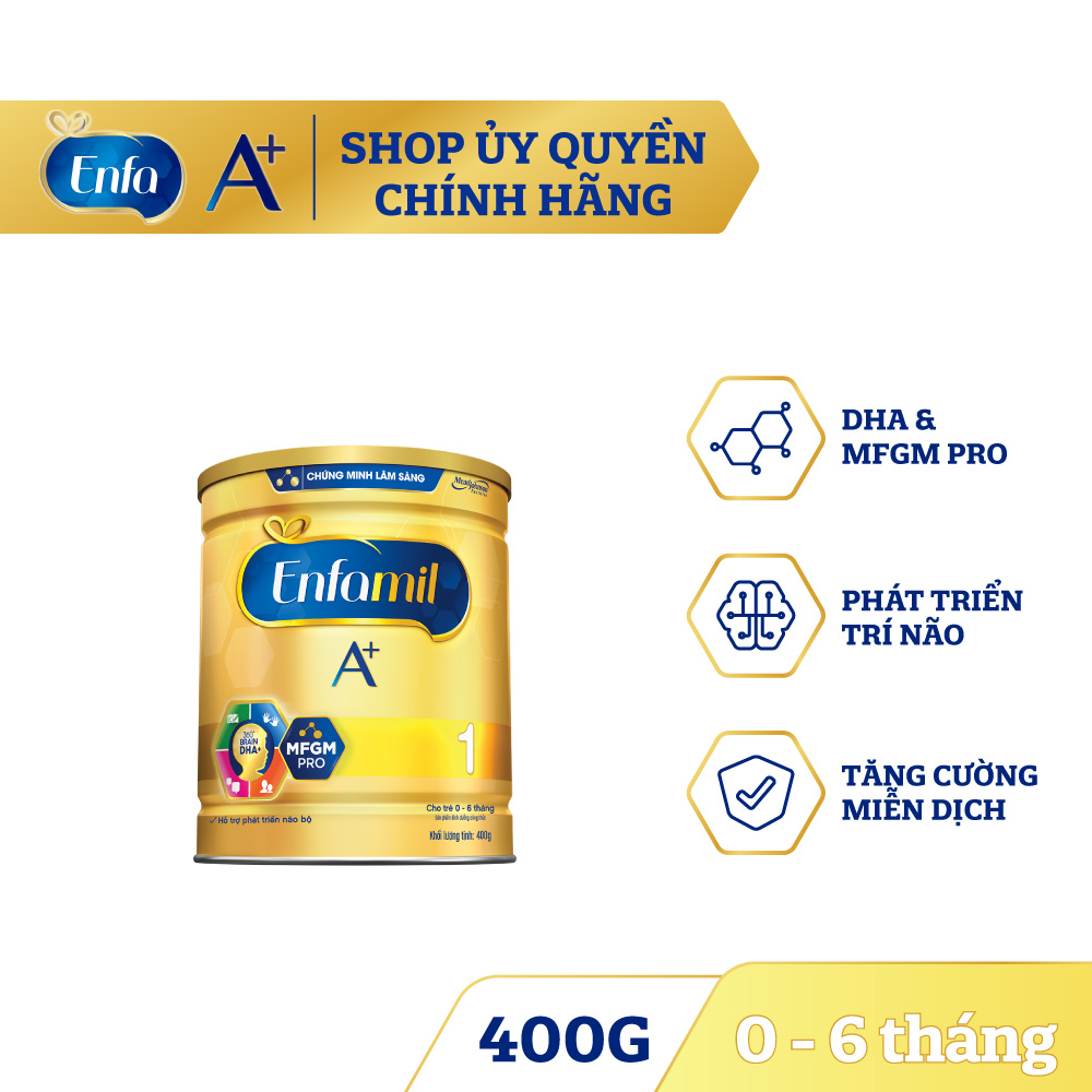 [HCM 100% CHÍNH HÃNG]Sữa Enfamil số 1 lon 400g