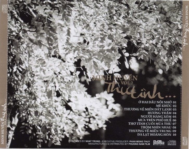 đĩa cd nhạc Minh Huyền (Thư Tình)