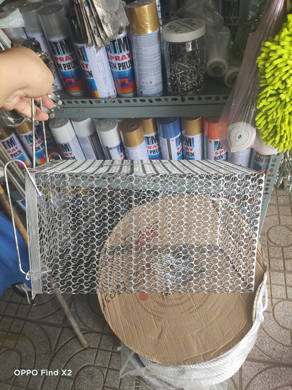 Lồng bẫy chuột lớn có gài - Loại tốt
