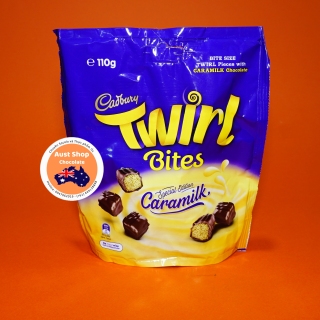 Socola Cadbury Caramilk Twirl Bite 110 gram Hàng Úc thumbnail
