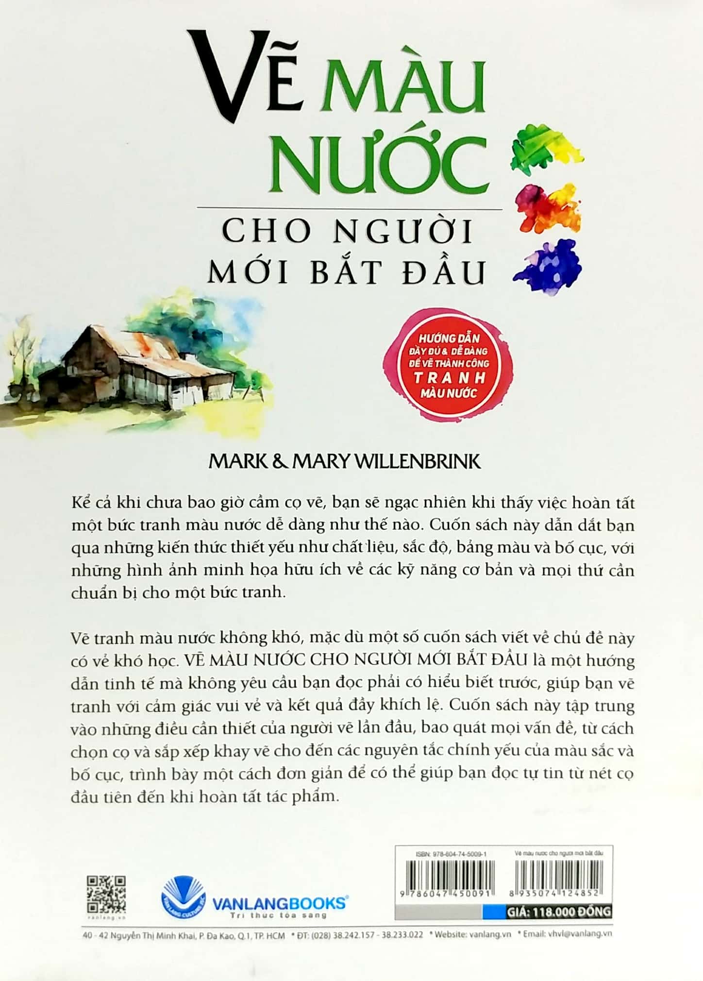 Sách Fahasa - Vẽ Màu Nước Cho Người Mới Bắt Đầu (Tái Bản)