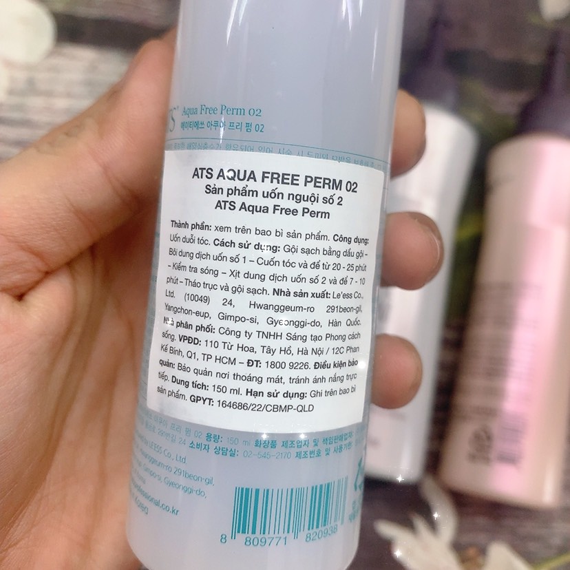 Cặp Uốn Lạnh Khoẻ-Trung Bình Ats 150ML*2