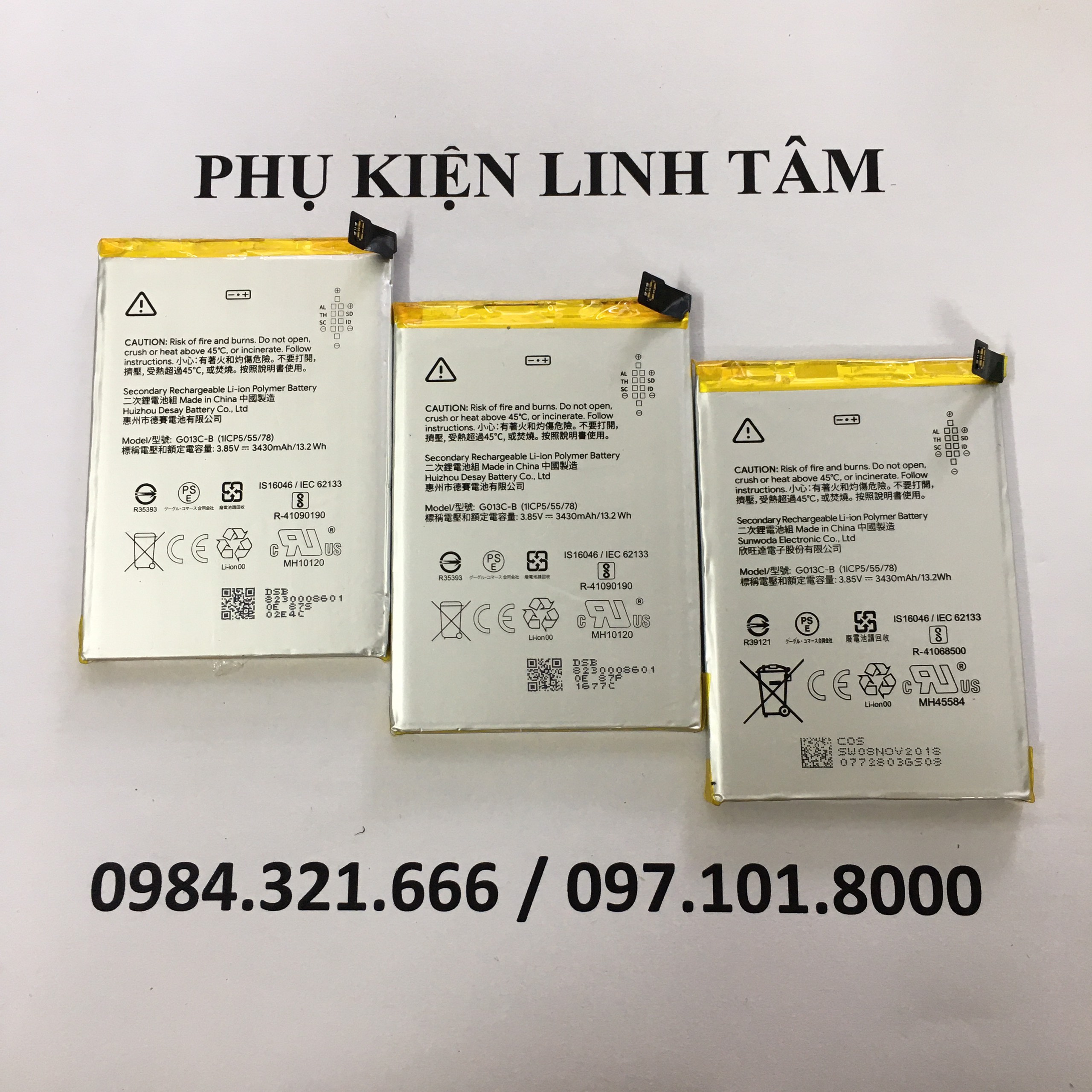 Pin google pixel 3 xl, 3xl / g013c-b