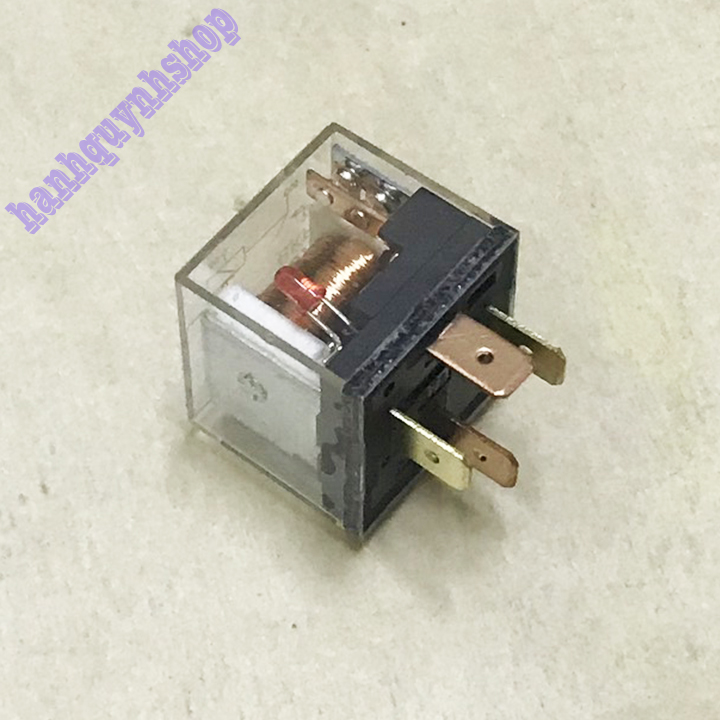 Rơ Le 4 Chân 12V 80A Nhựa Trong
