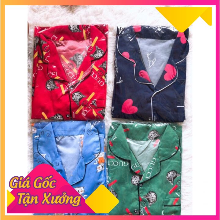 Pizama tay cộc quần dài