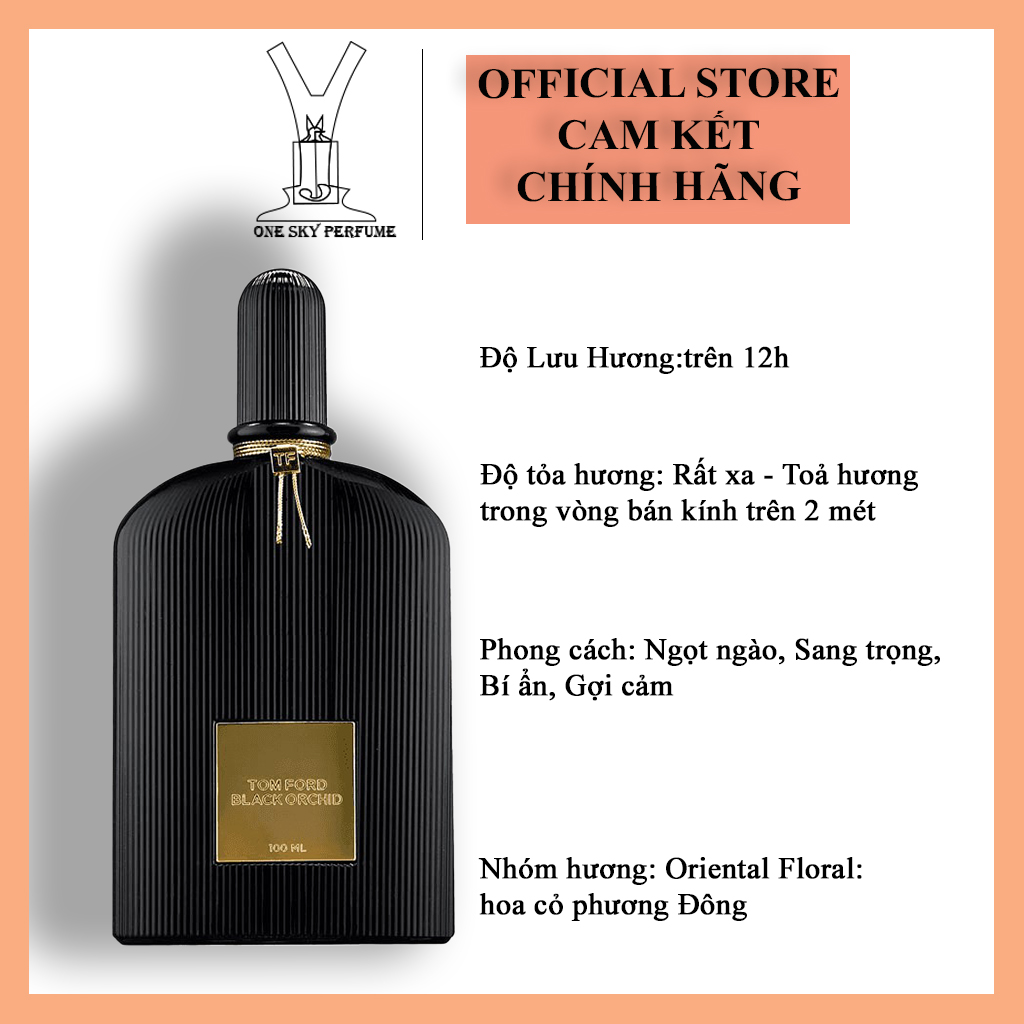 Nước hoa nữ Tom Ford Black Orchid chính hãng hương nước hoa mang đến sự bí  ẩn không kém phần sang trọng nhưng lại có sự gợi cảm cuốn hút trong đó |