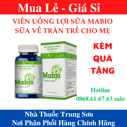 Mabio Viên Uống Lợi Sữa - Chính Hãng - TS001