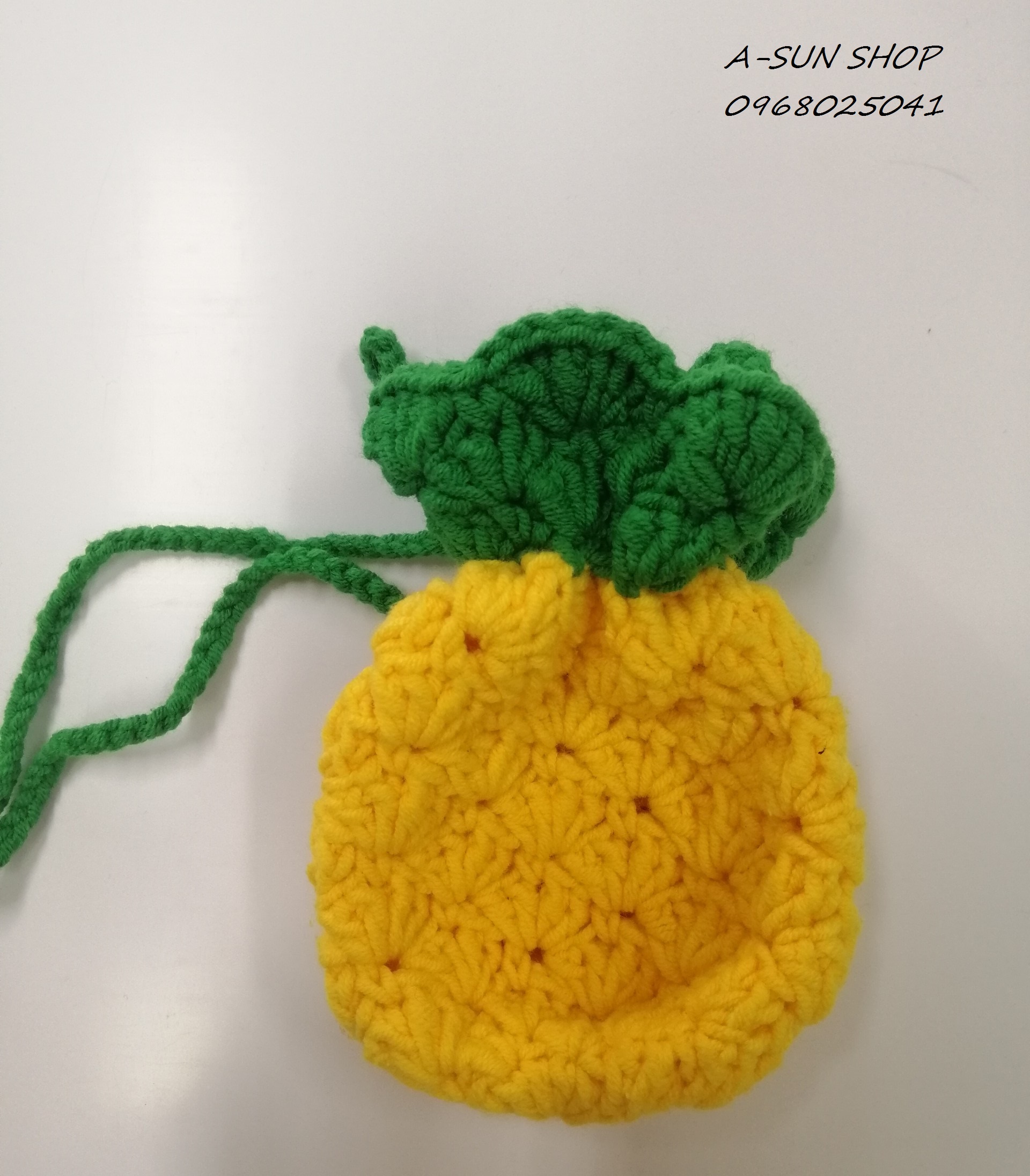 Túi đựng tỏi handmade cho bé hình trái dứa