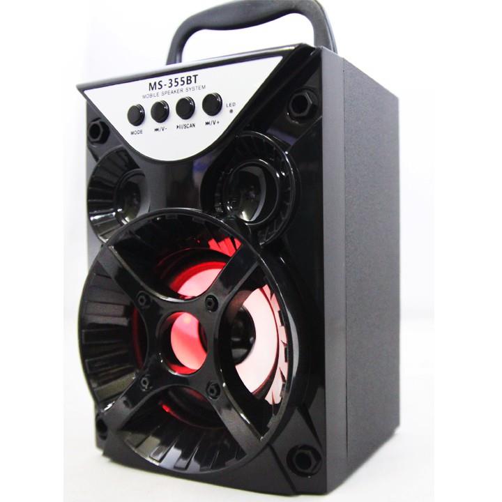 Loa gỗ Bluetooth xách tay MS-355BT