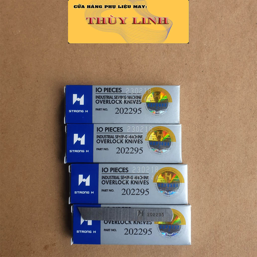 Dao máy vắt sổ dao trên, dao dưới