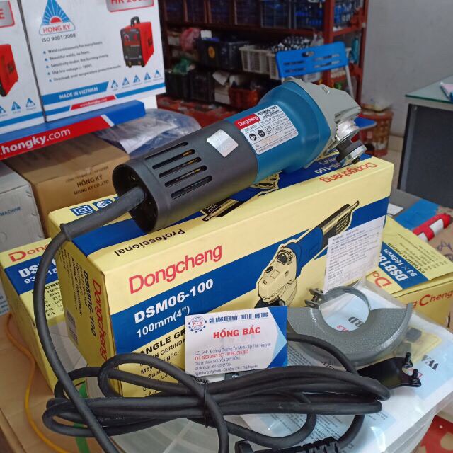 Máy mài góc dongcheng dsm06-100a 800w chính hãng - bảo hành 12 tháng