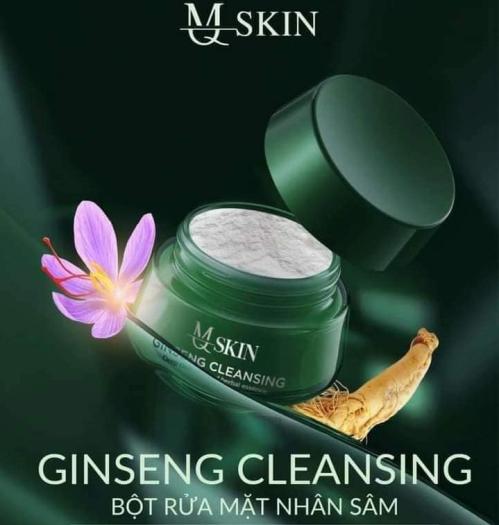 [HCM]Bột Sữa Rửa Mặt Nhân Sâm MQSkin - Hộp 100ml
