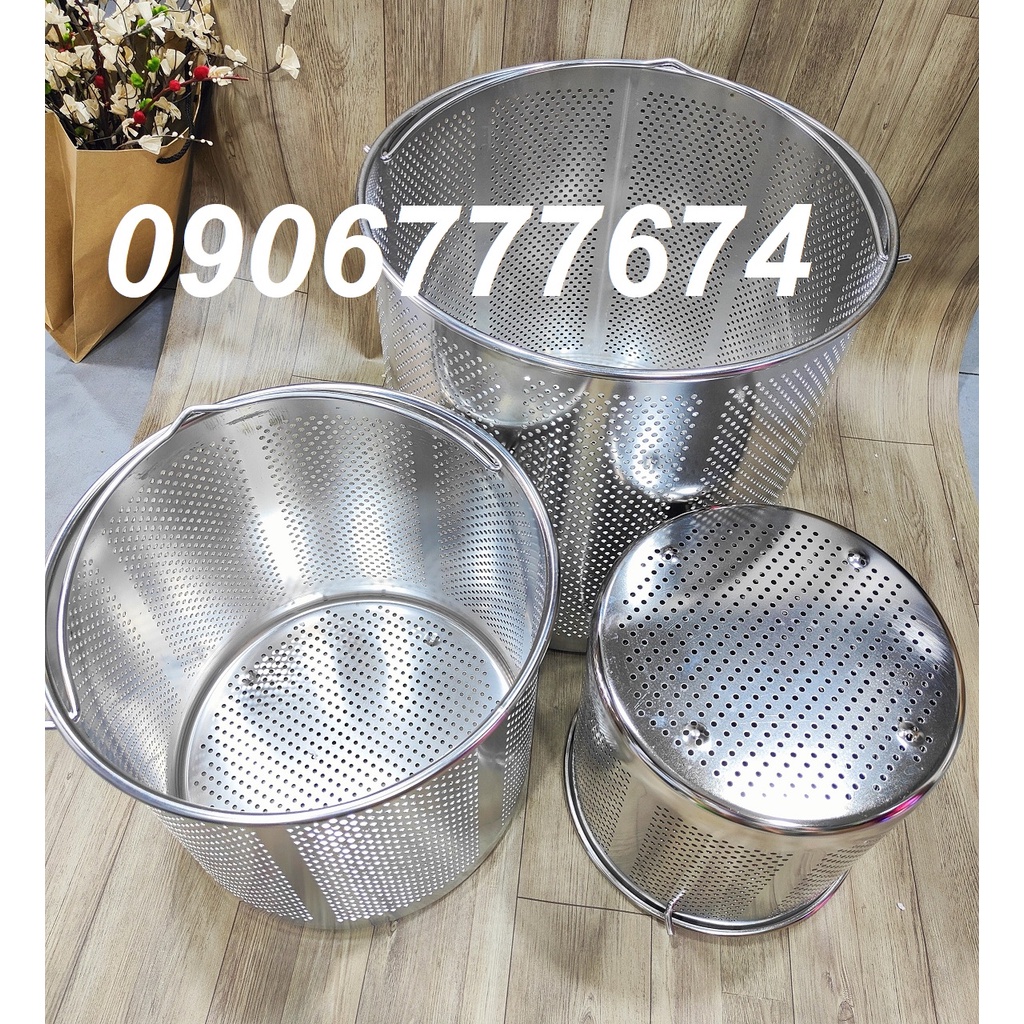 Lồng trụng / lồng lọc xương,thịt,gia vị nấu nước lèo inox 304 dày đẹp